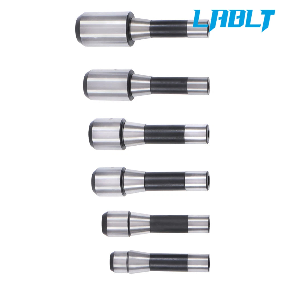 6 Pack End Mill Holder Set for R8 (Collet Chuck Adapters)