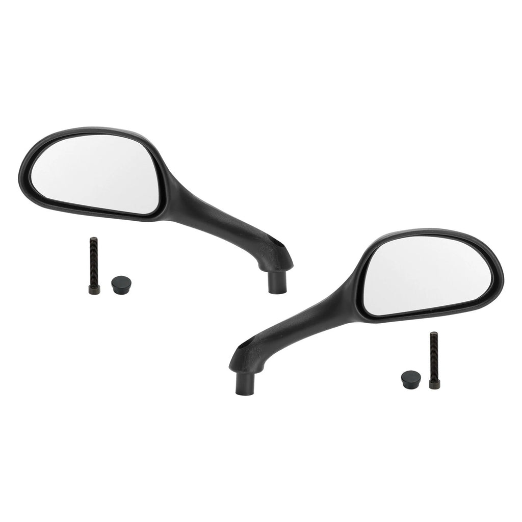 Black Pair of Rear View Mirrors for Gilera Runner 50 125 180 200 (1997–2009)