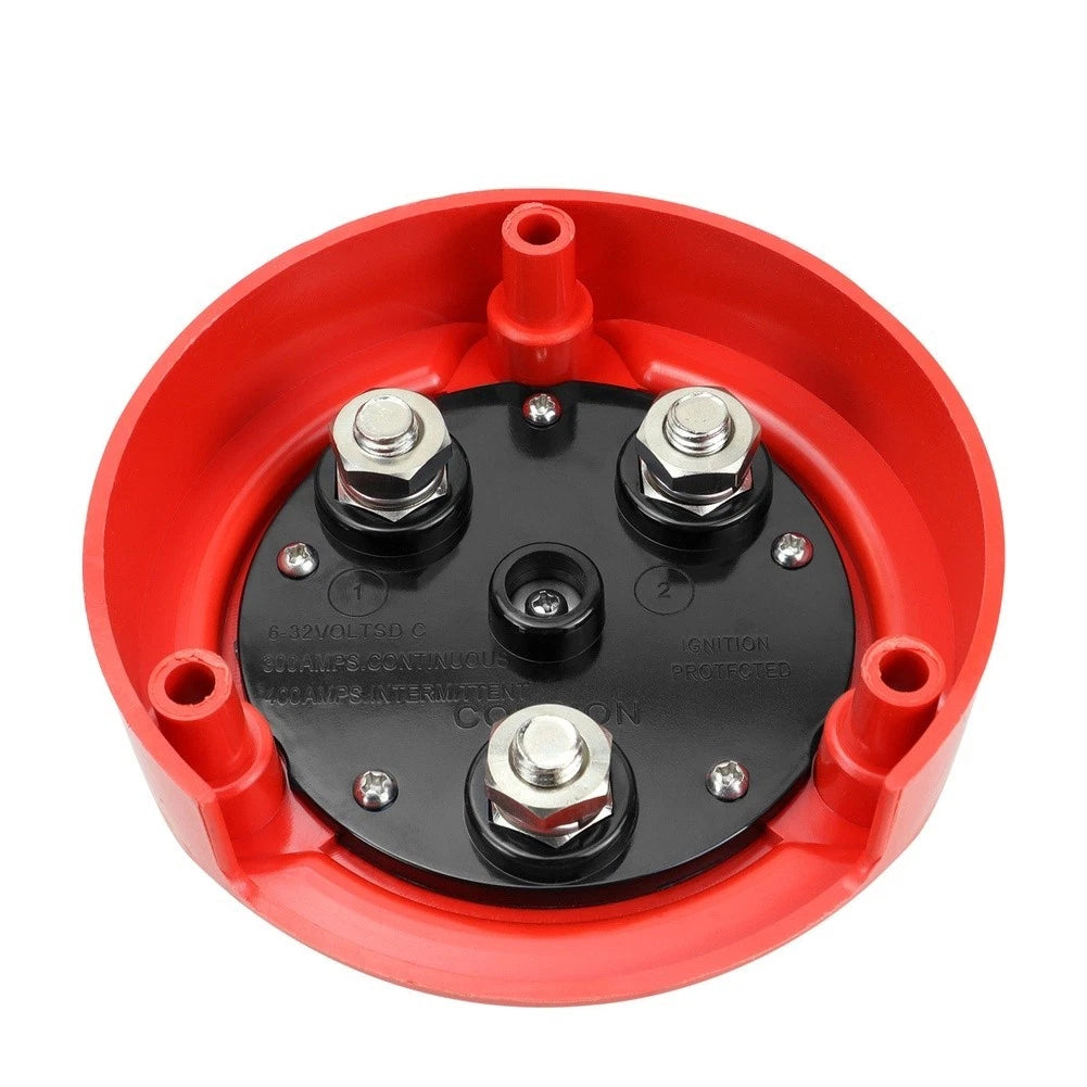 Dual Battery Switch 300A for Marine Electrical Systems (6-32V DC)