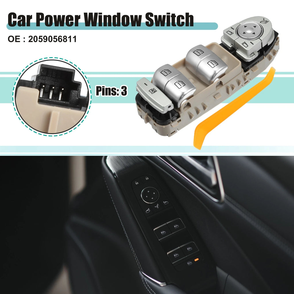 Power Window Switch Replacement for Mercedes-Benz GLC300 (2016–2018)