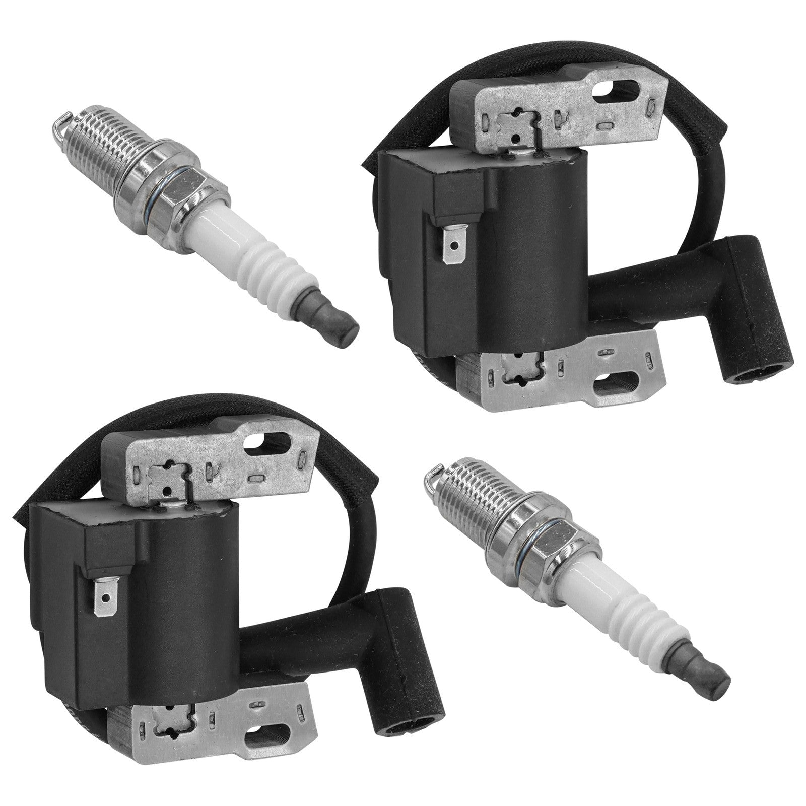Ignition Coil with Spark Plug Replacement for John Deere Z625 (2013–2016)