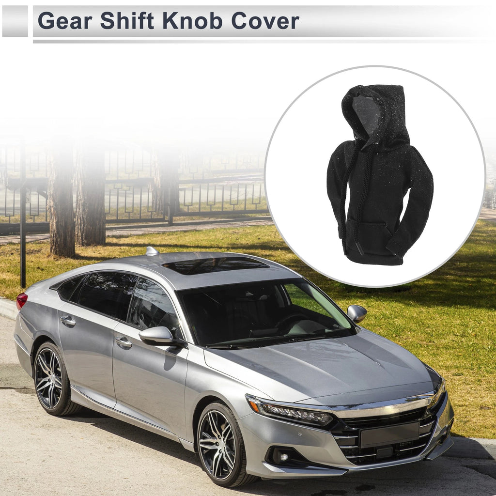 Gear Shift Knob Cover for Universal Cars - Black Polyester 3D Printed