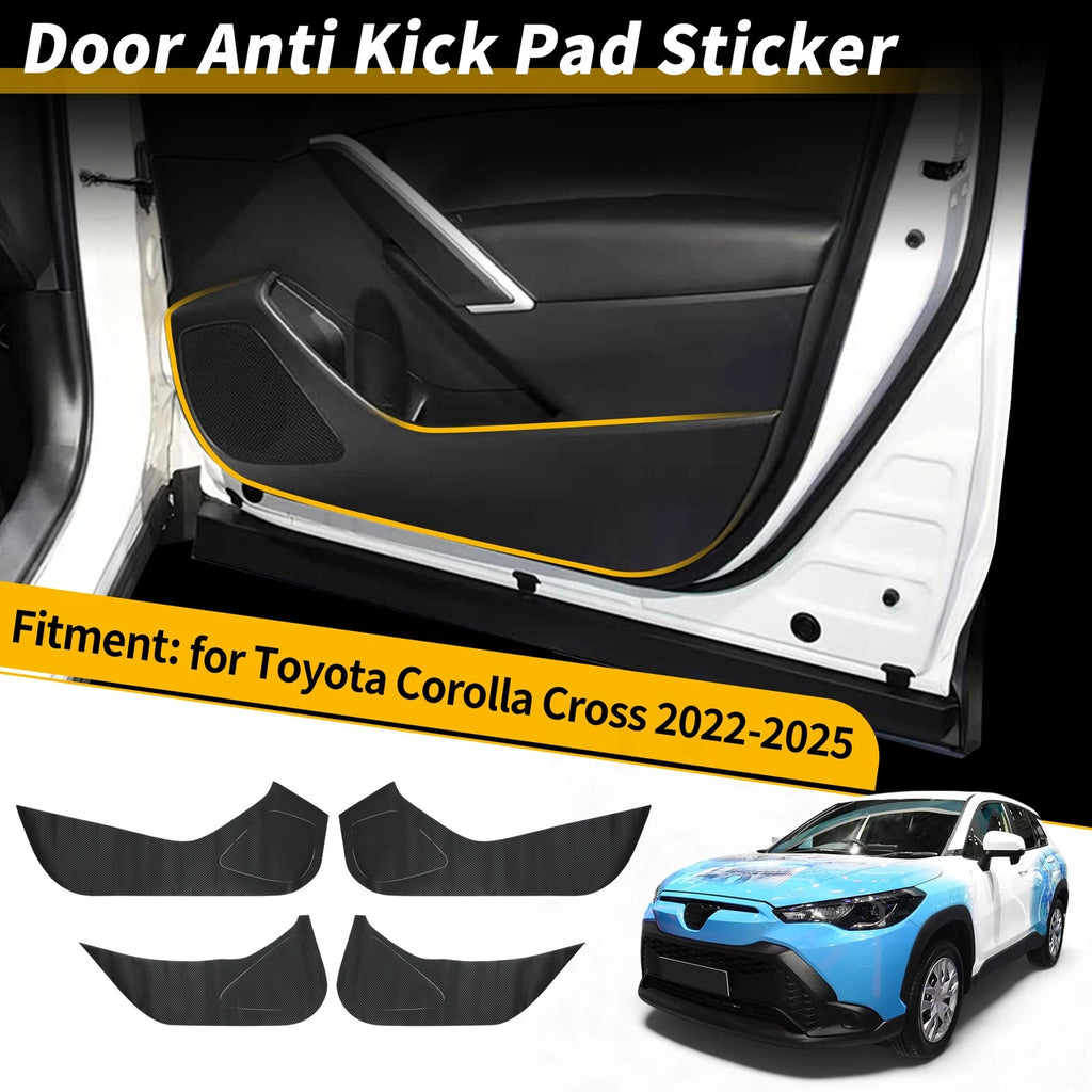 Door Anti Kick Pad Scratch Protector for Toyota Corolla Cross (2022–2025)