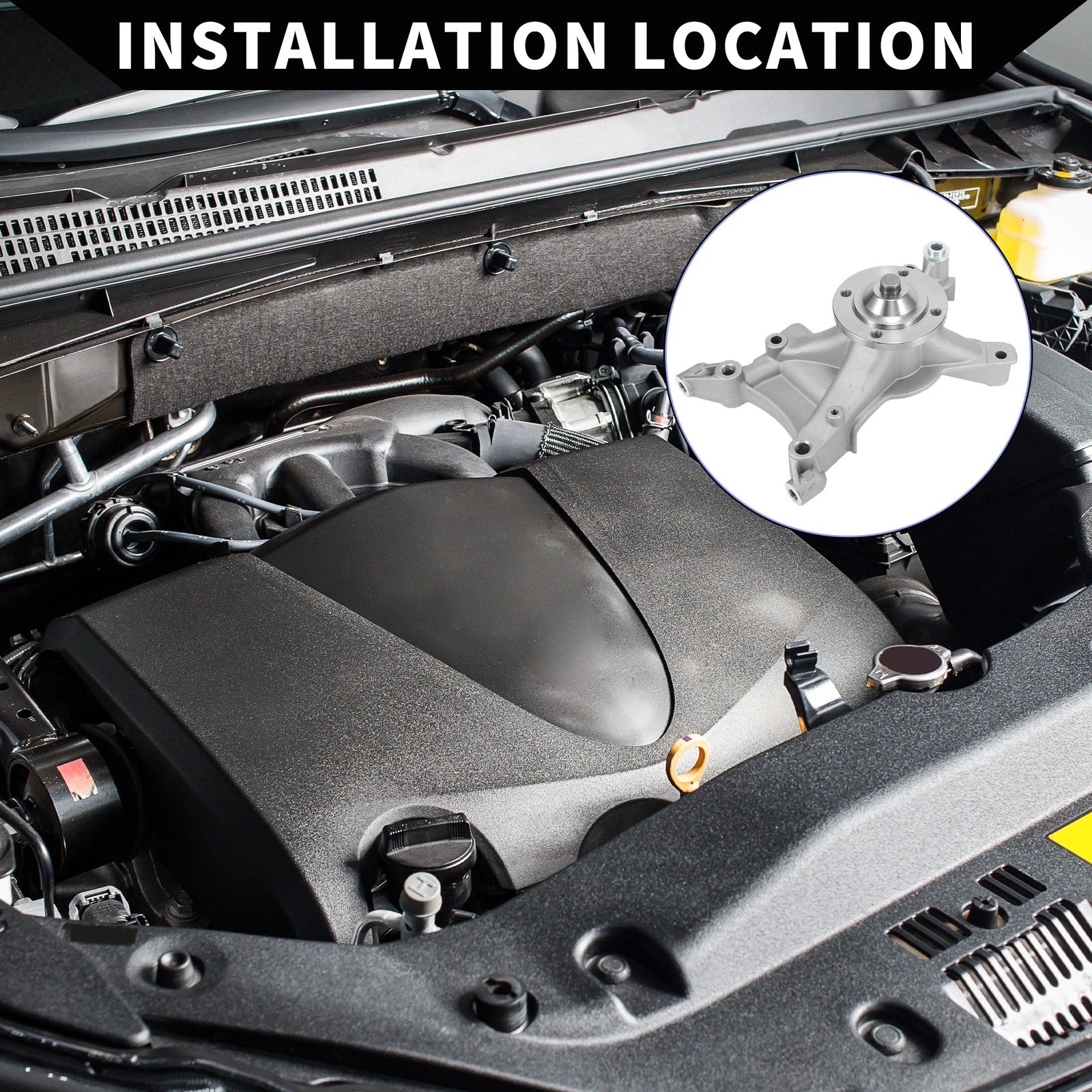 Water Pump Replacement with Screw Kit for Lexus GX470 (2003–2009)