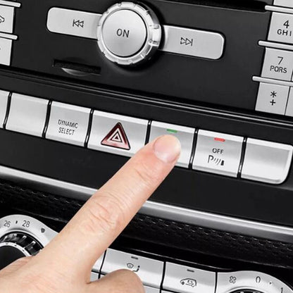For Mercedes Benz W176 W246 C117 X156 CD Panel Function Switch Cover Decor Trim