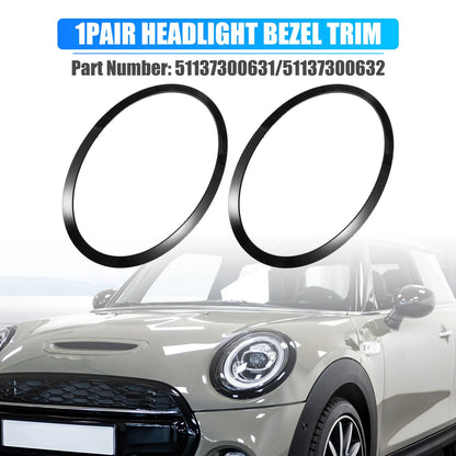 Set of 2 Headlight Ring Tail Light Surround Trim for MINI Cooper F55 (2014–2019)