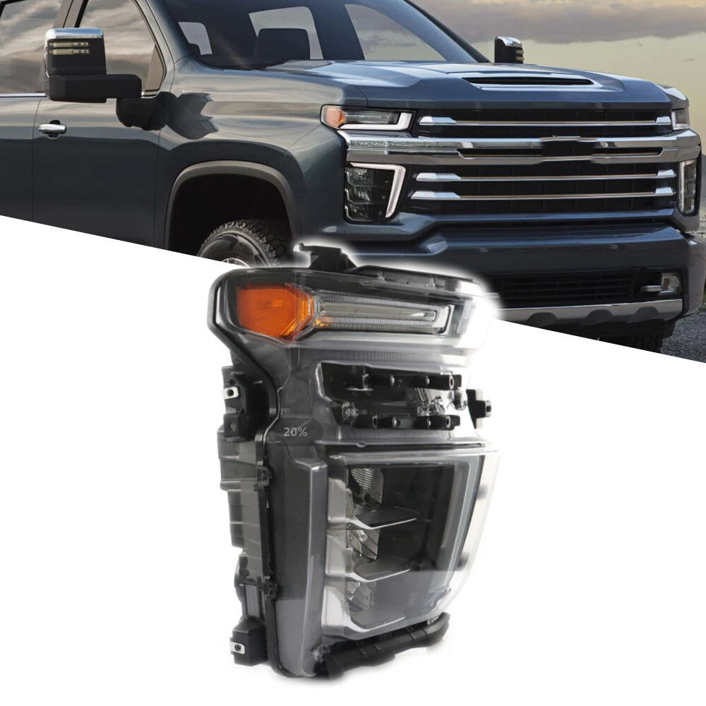LED Headlight for Chevy Silverado 2500HD 3500HD (2020–2023) - Passenger Side