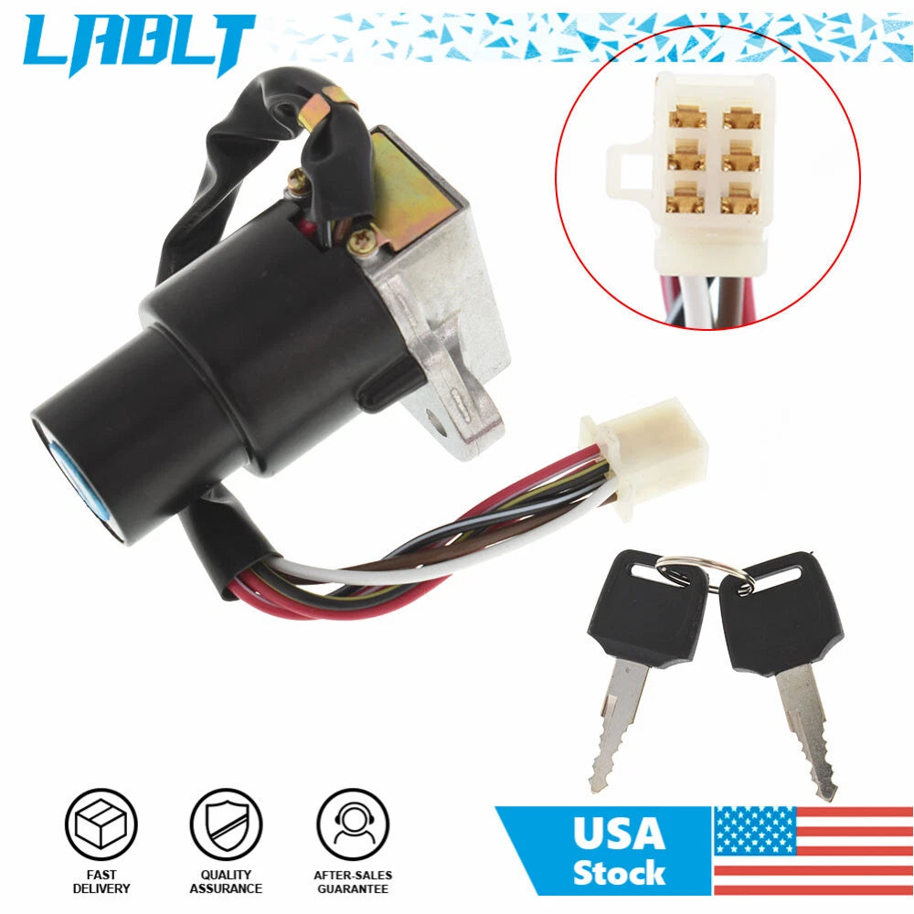 Ignition Key Switch for Kawasaki KLR650 (1987–2007)