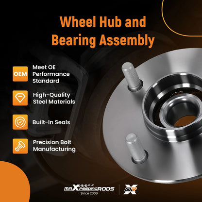 2X Rear Wheel Hub & Bearing for Nissan Sentra (2000–2006) 432004Z010