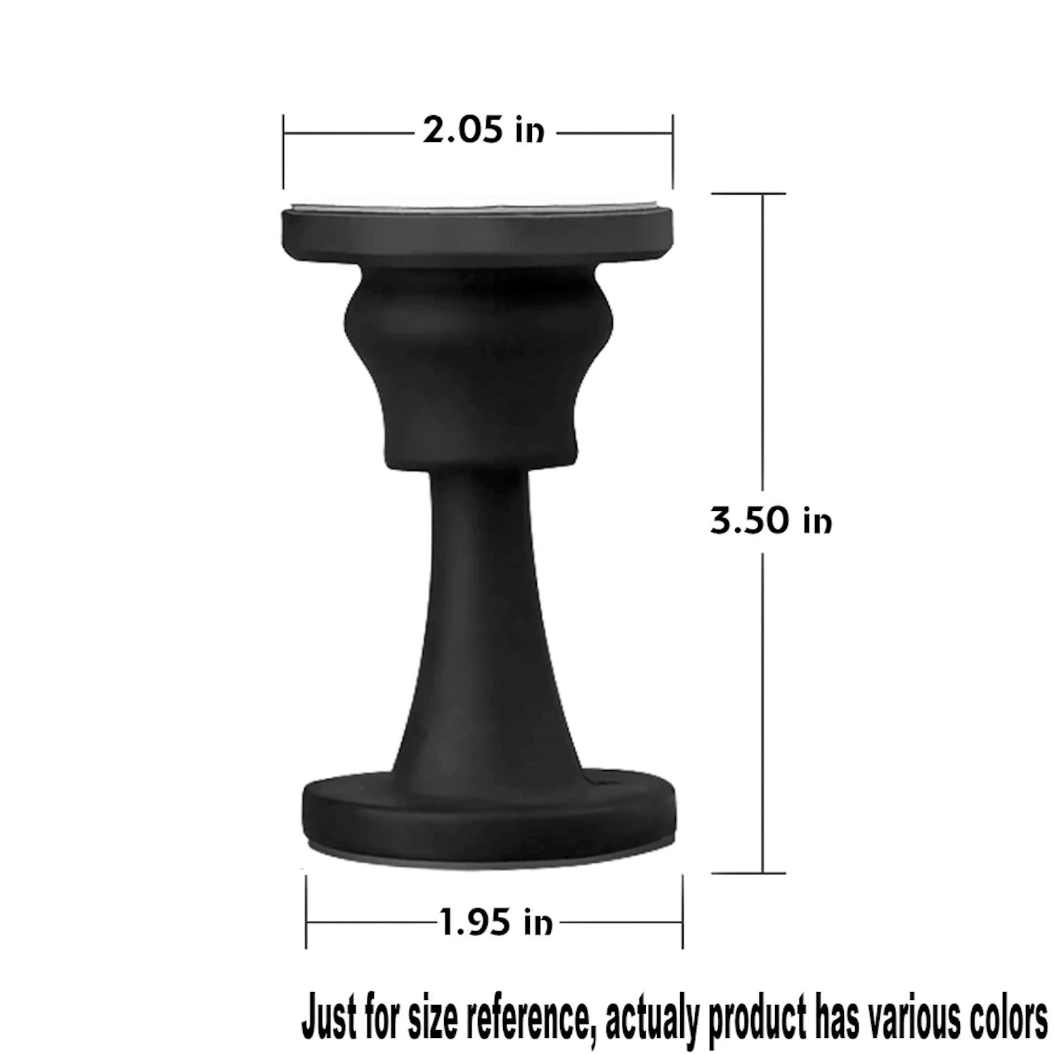 Silicone Door Stopper for Universal Use (Clear White)