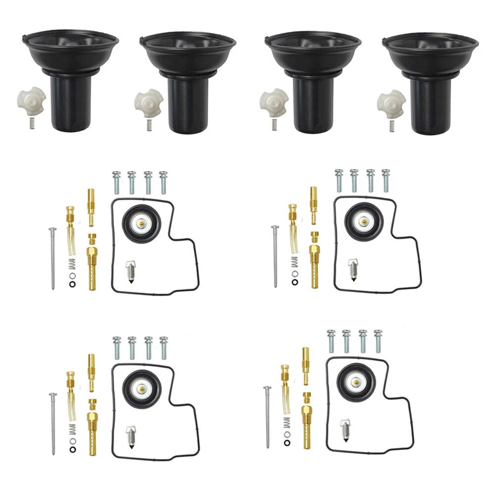 4X Carburetor Diaphragm Needle Repair Kit for Honda Shadow VLX 600 VT600 (1994–2003)