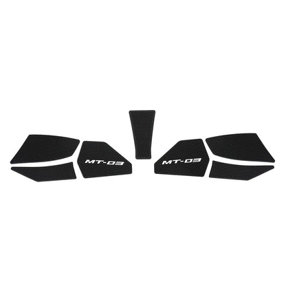 Black Side Tank Pads Grip Protectors for Yamaha MT-03 (2020–2022)