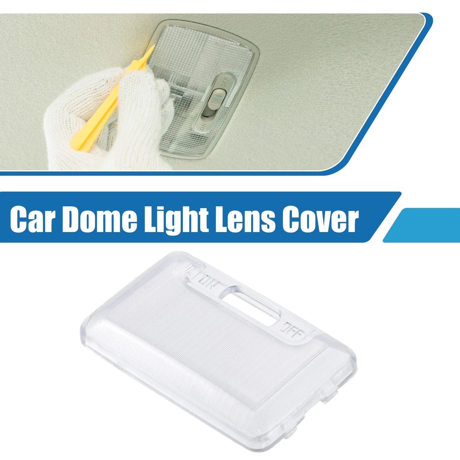 Dome Light Lens Bezel Replacement Fit for Mazda Miata (1996–2005) Clear