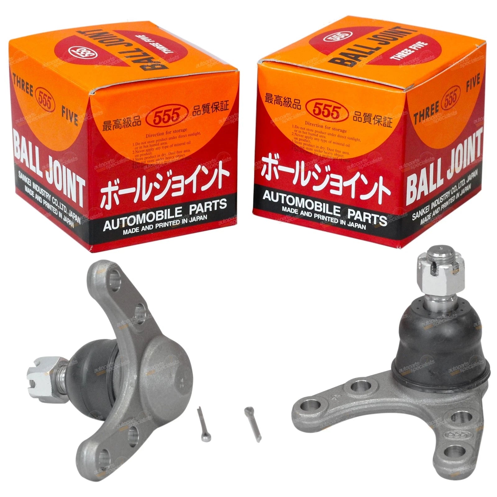 2 Lower Ball Joints for Ford Courier (1987–2006) 555