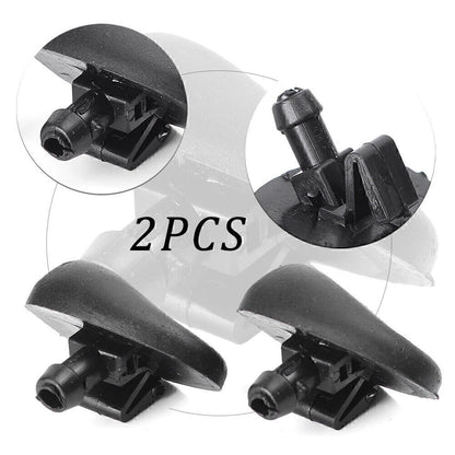 2X Front Windscreen Washer Jet Nozzle for Peugeot 206, Citroen C2 (2000–2010)