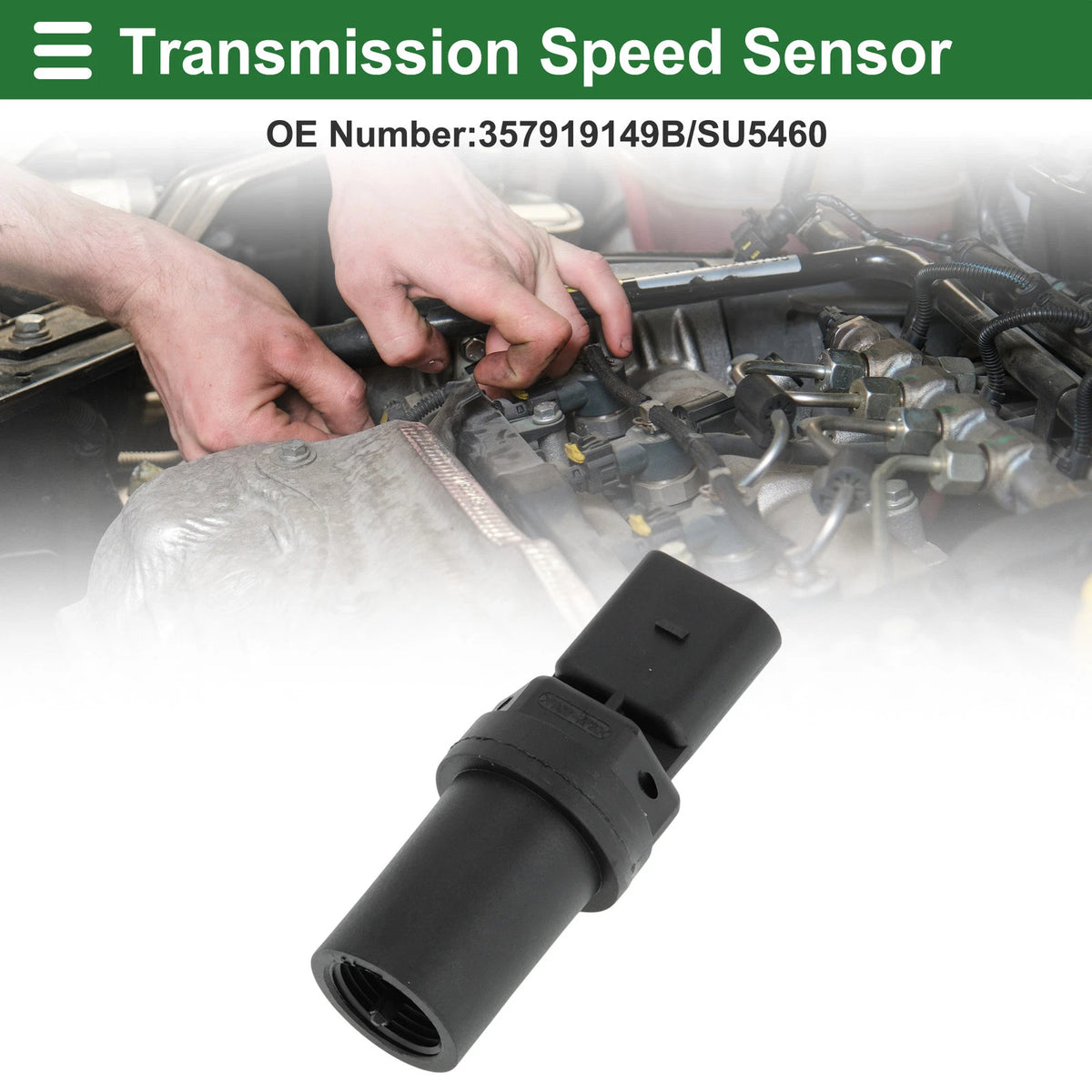 1 Pc Transmission Speed Sensor No.357919149B for VW Golf IV (1997–2004)