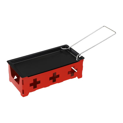 Wooden Handle Cheese Melting Tool for Safe Insulation