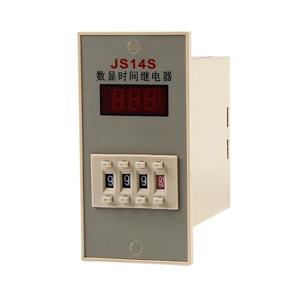 Digital Delay Relay AC 220V 380V with Socket Base for Industrial Machines