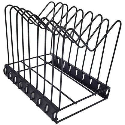 Adjustable 8-Section Desk Organizer for File Storage