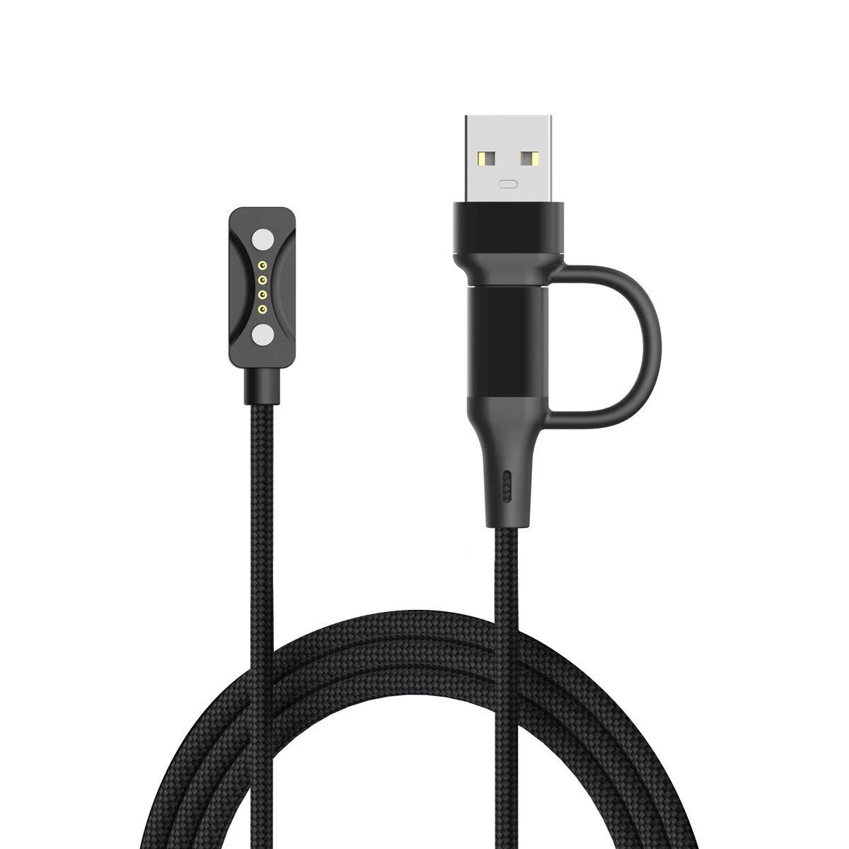 2 in 1 Nylon Charging Cable for Polar Vantage V3, Pacer Pro, IGNITE 3, Grit X2