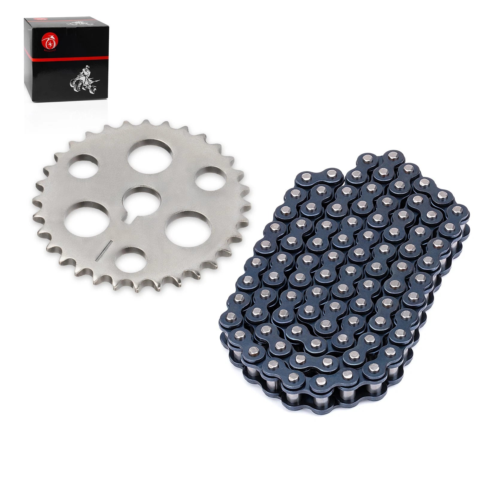 Camshaft Timing Chain & Gear Sprocket for Yamaha Warrior 350 YFM350X (1989–2004)