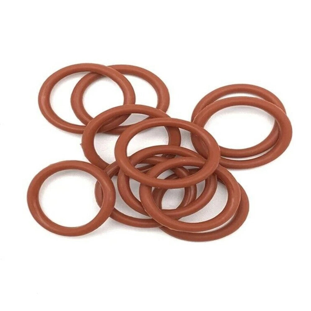 225pcs Red Silicone O Ring Assortment Kit for Various Flanges