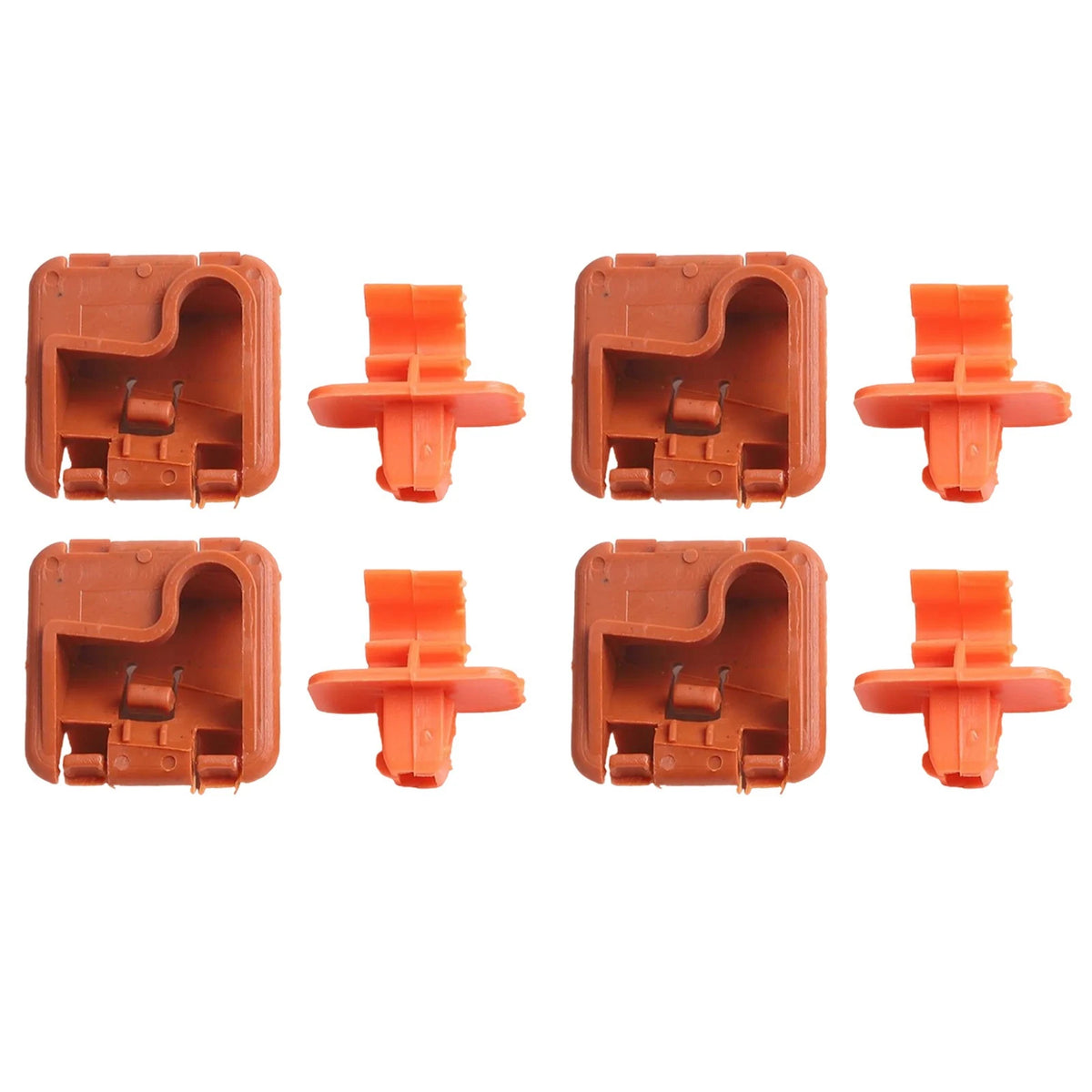 Set of 4 Bonnet Clip Holders for Skoda Fabia, Octavia