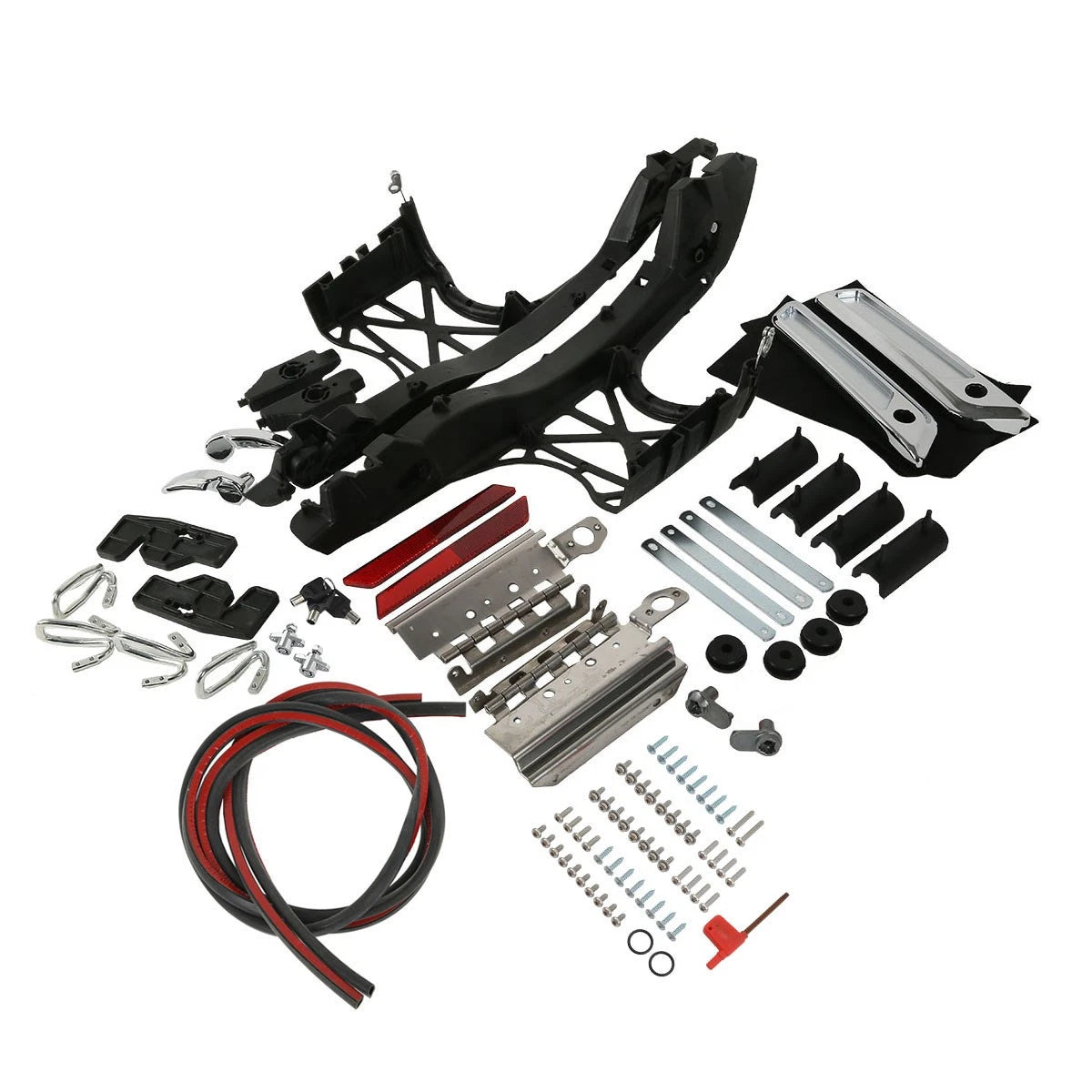 One Touch Opening Saddlebag Latch System for Harley Touring (2014–2024)