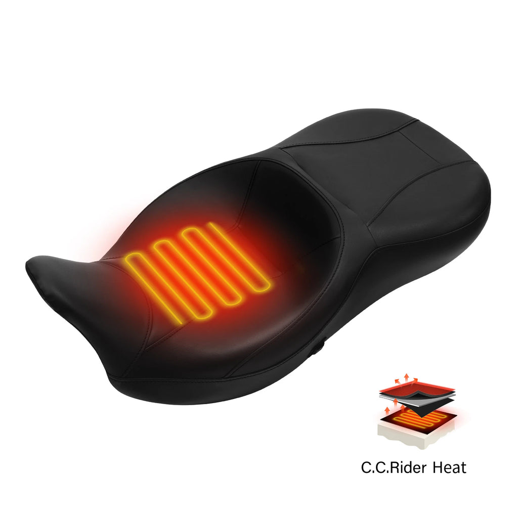 Heated Seats for Harley Electra Glide, Street Glide, Tri Glide (2009–2024)