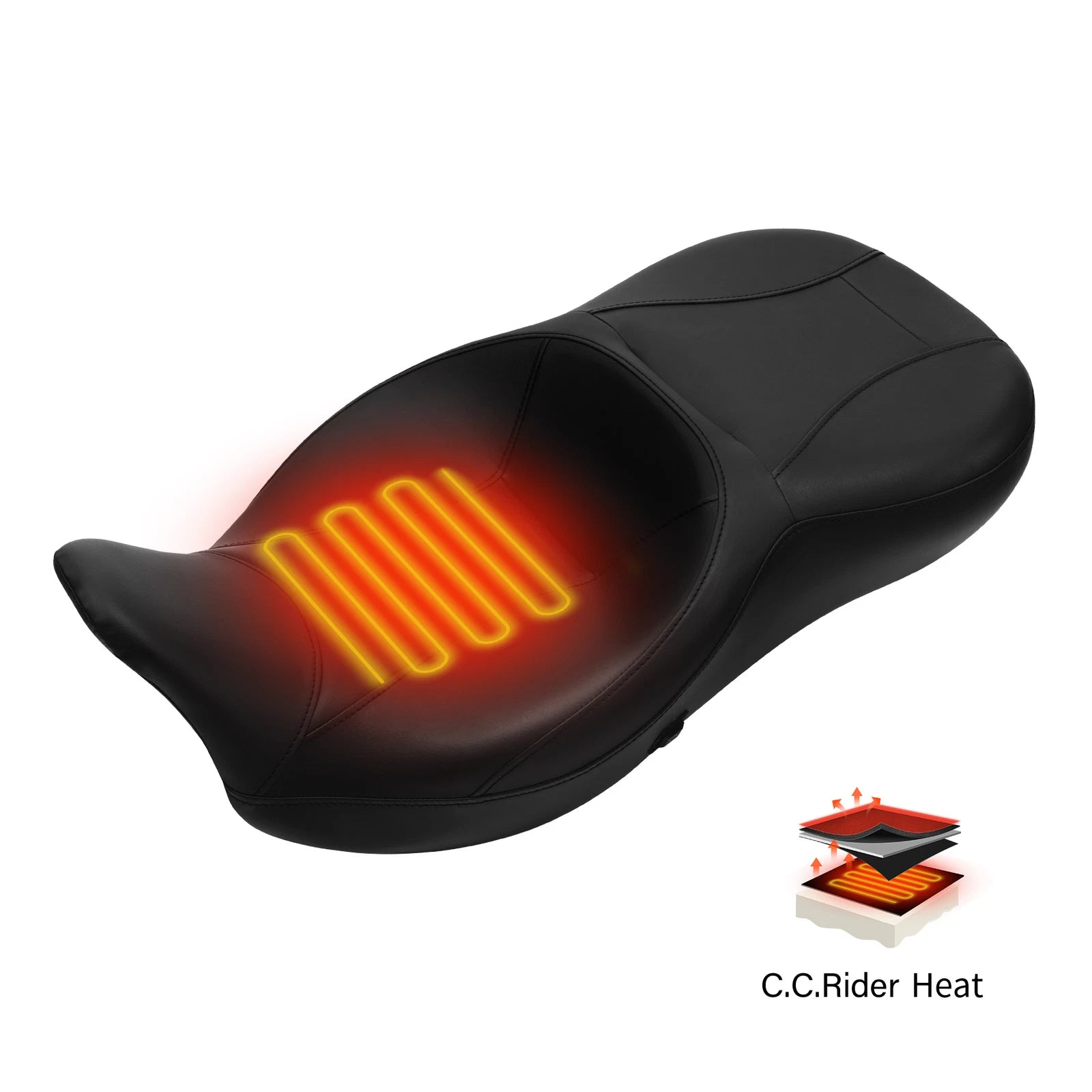 Heated Seats for Harley Electra Glide, Street Glide, Tri Glide (2009–2024)