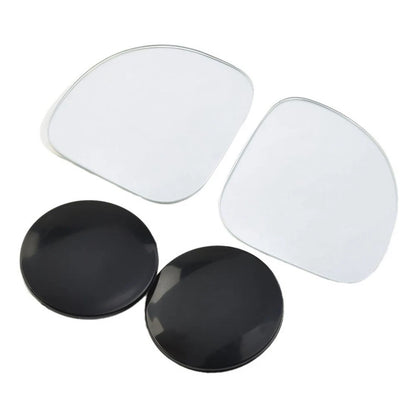 2Pc Adjustable Side Rearview Blind Spot Mirror for Car