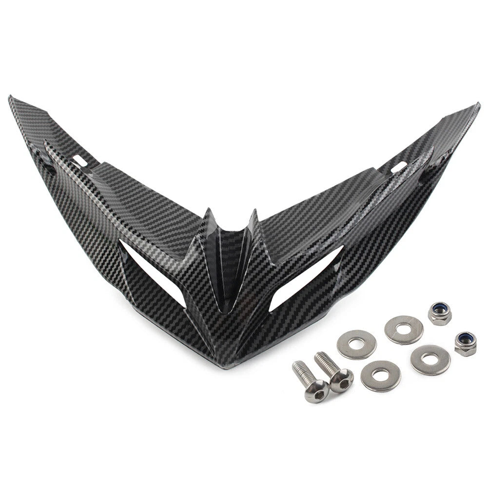 Beak Cowl Headlight Windscreen Panel Fairing Cover Fit Kawasaki Versys650 Carbon