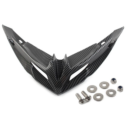 Beak Cowl Headlight Windscreen Panel Fairing Cover Fit Kawasaki Versys650 Carbon