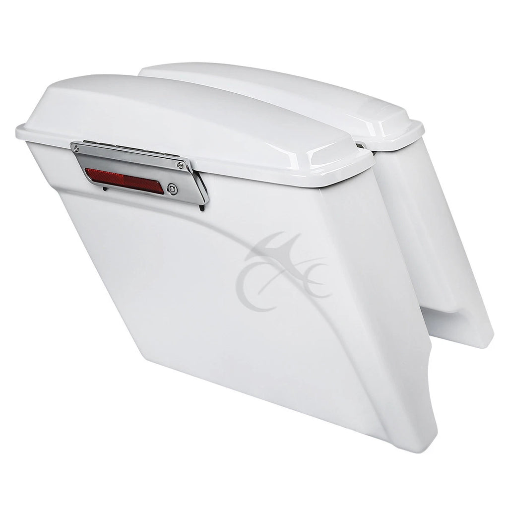 5" Stretched Saddlebags & Conversion Bracket for Harley Softail (1984–2017)