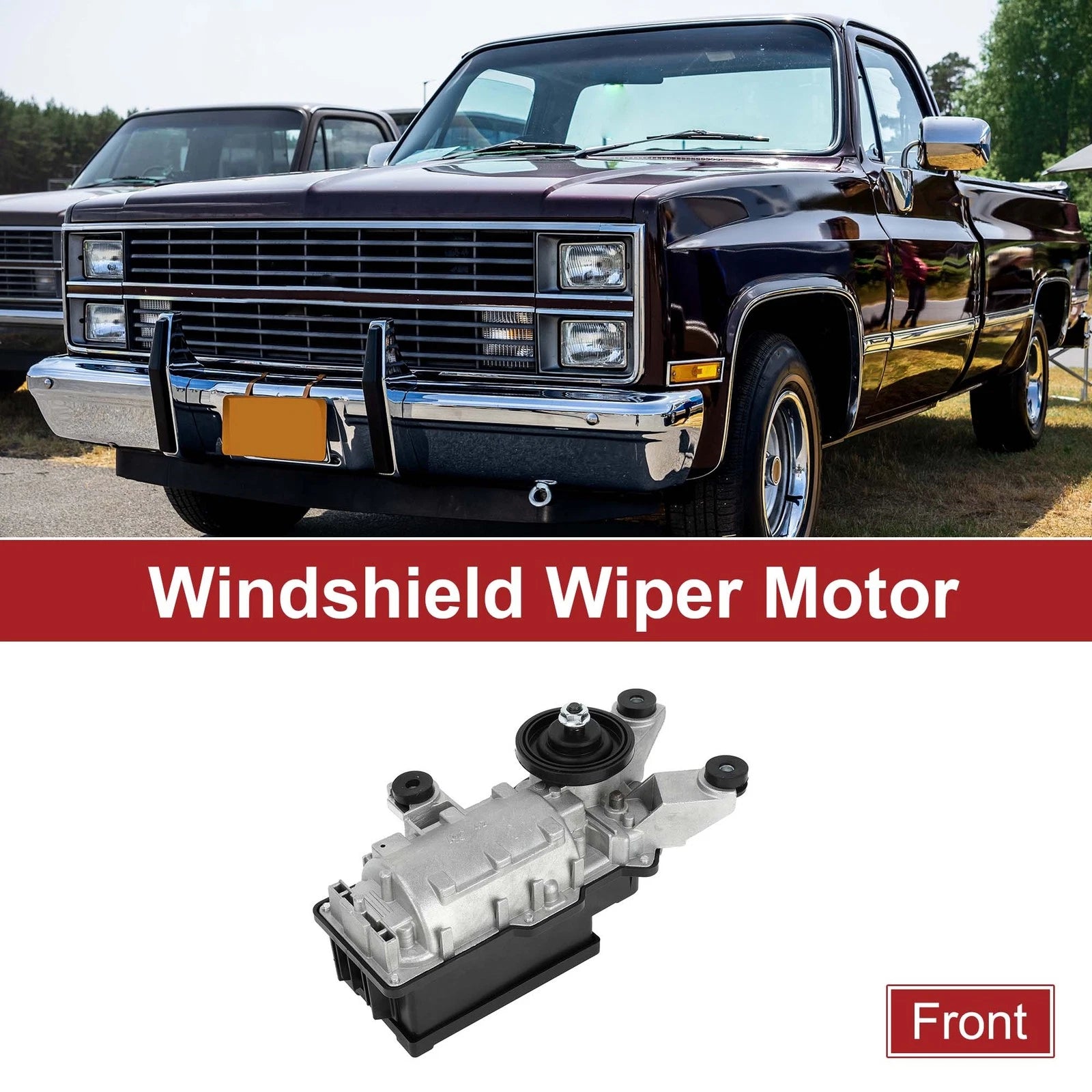 Front Windshield Wiper Motor Replacement for Buick Skyhawk (1984–1989)