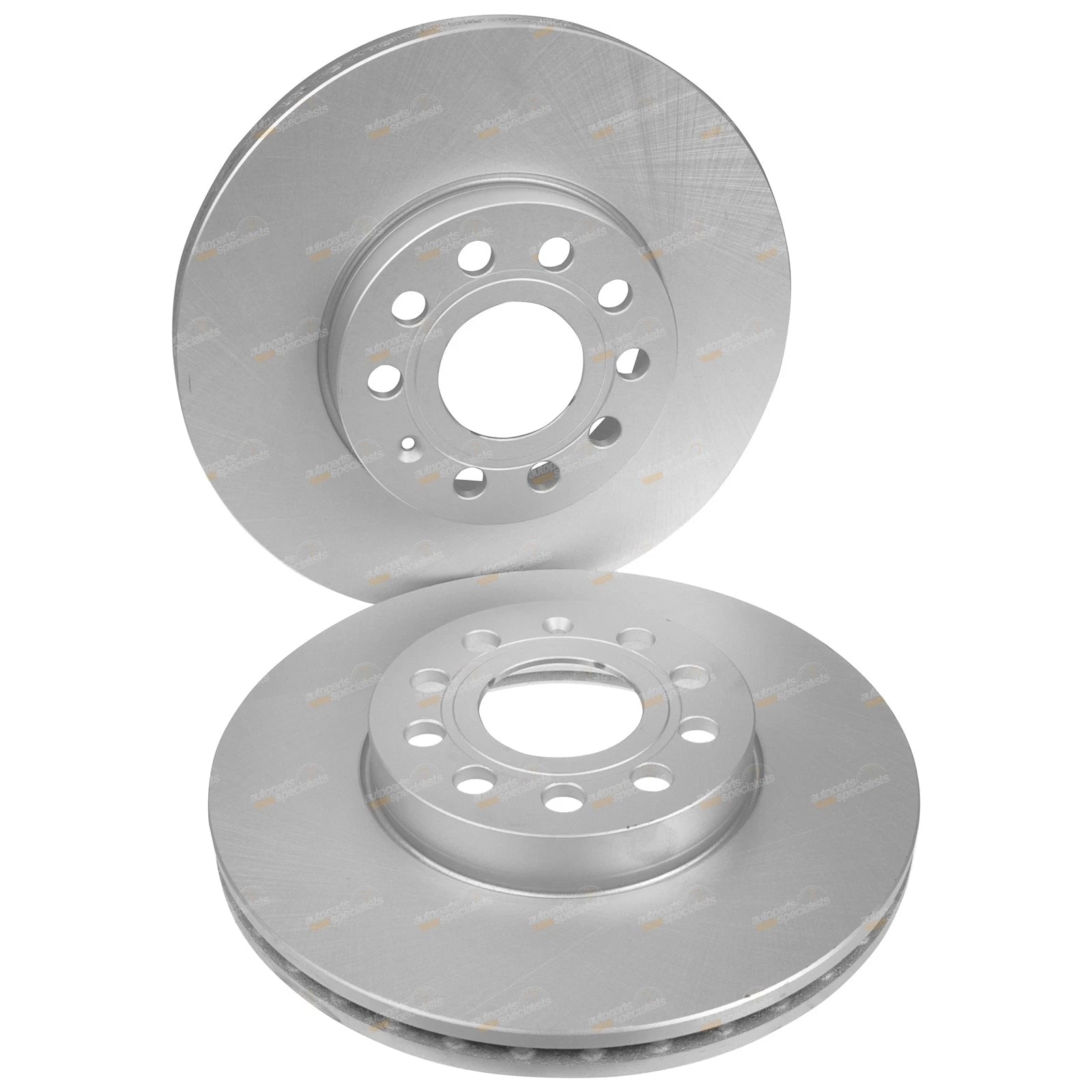 2X Front Disc Brake Rotors for VW EOS (2007–2010) 288mm 1ZE Vented