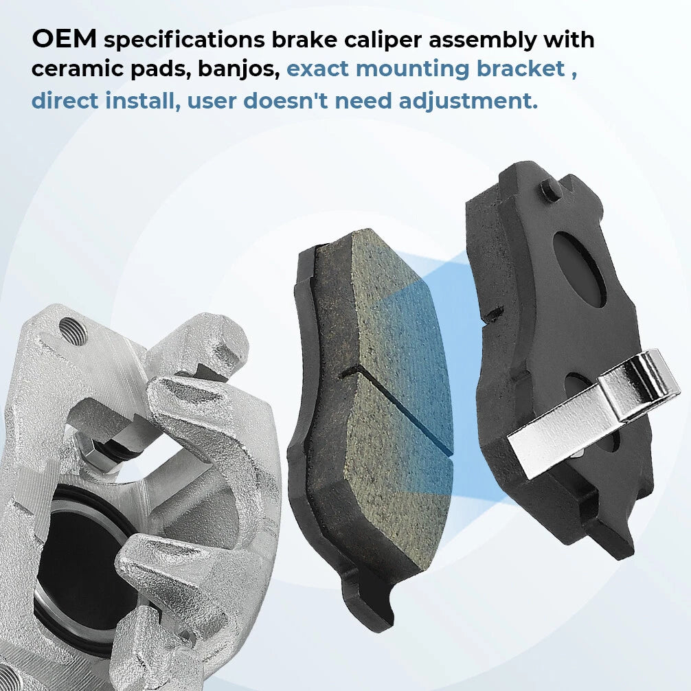 Front Left Brake Caliper for Honda Pioneer 500/700 (2014–2023)