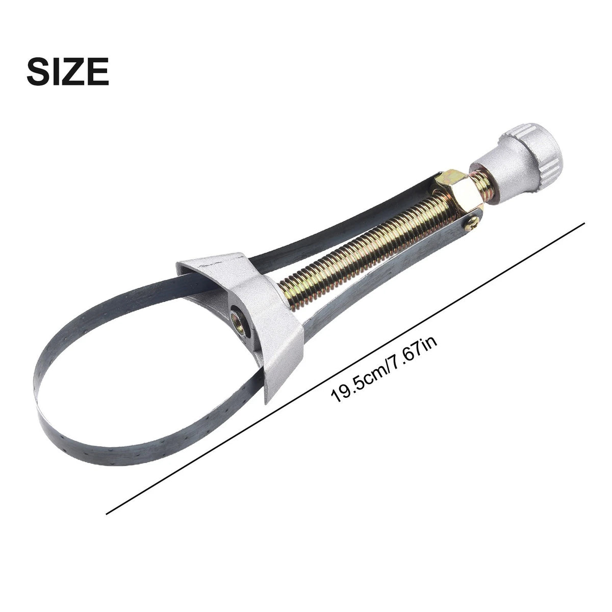 Steel Strap Wrench for Car Oil Filter Removal
