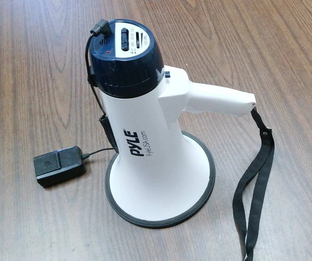 Megaphone with Recording Detachable Microphone for Pyle Pro