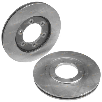 2X Front Disc Brake Rotors for Mazda B2600 UF (1987–1999) B Series 4X4