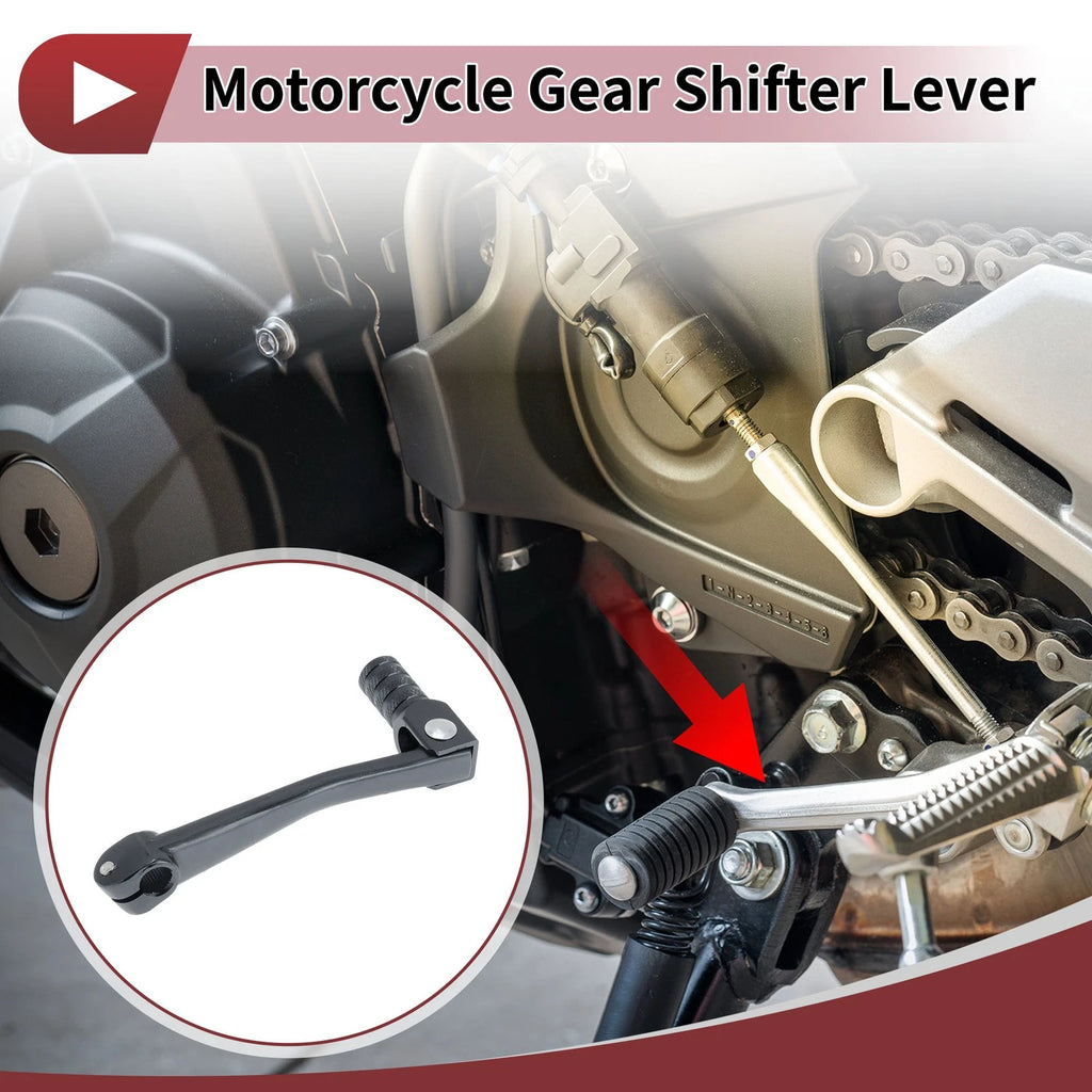 Folding Motorcycle Gear Shifter Lever for Honda CRF50 Titanium Tone (2004–2018)