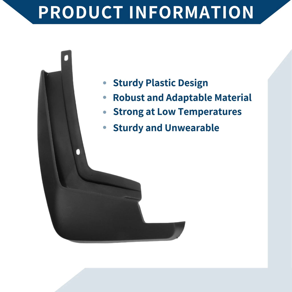 Set of 4 Mud Flaps Splash Guards for Renault Kadjar (2016–2020)