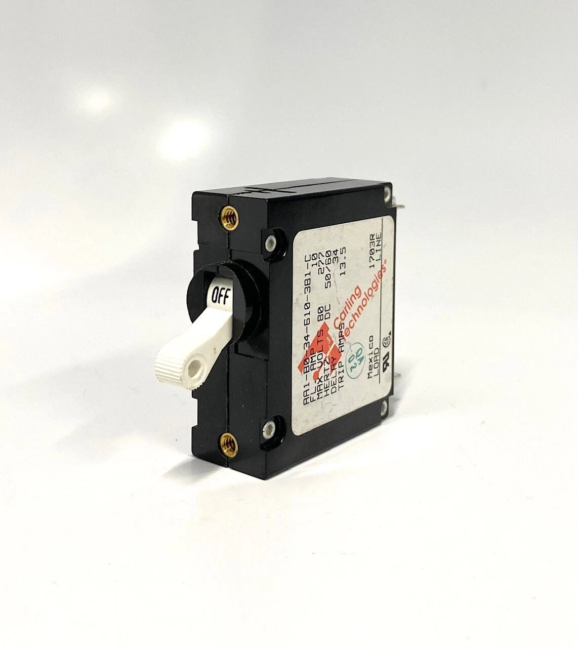 Circuit Breaker 10A for Carling AA1-B0-34-610-3B1-C