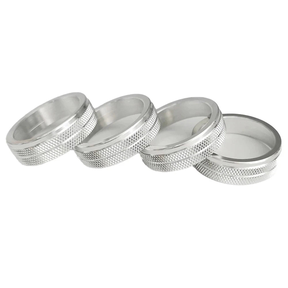 Aluminum Alloy Air Conditioning and Audio Knobs for Volvo