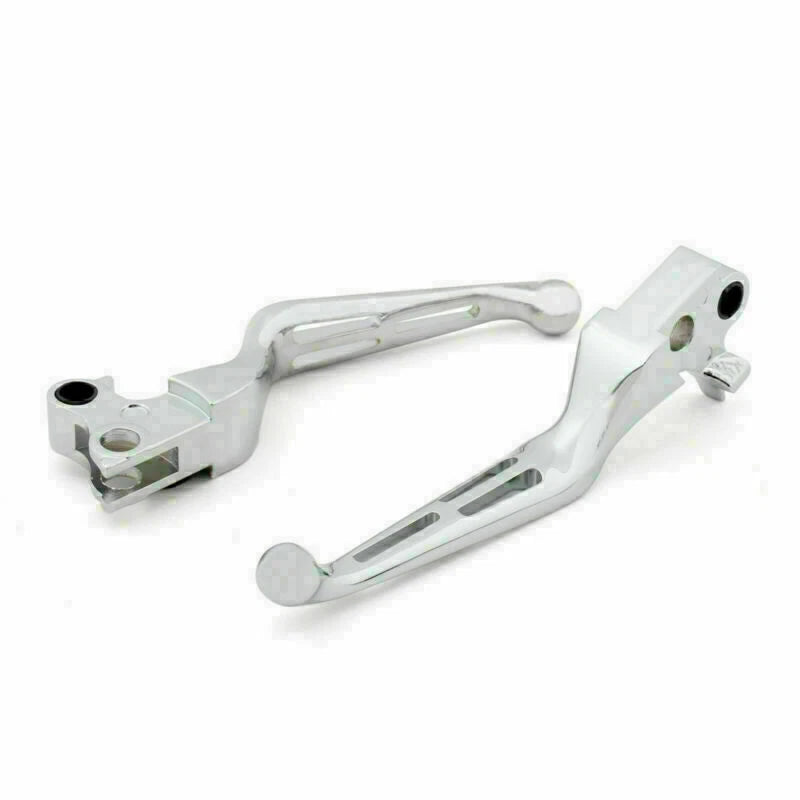 Chrome Brake Clutch Levers for Harley XL Dyna Touring Softail (1996–2007)
