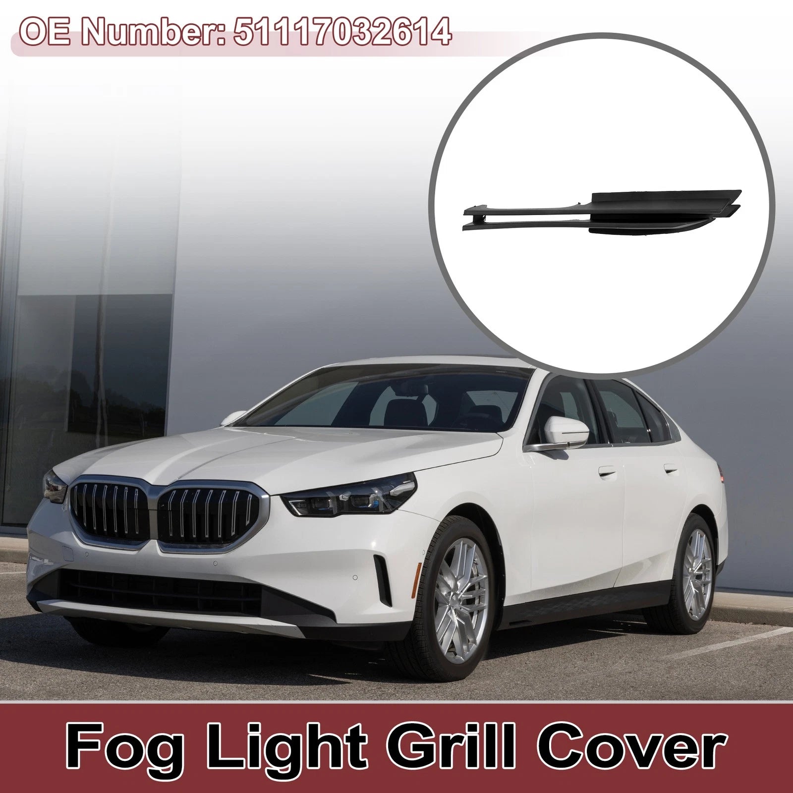 Front Right Fog Light Grill Replacement for BMW 320i (2002–2005)