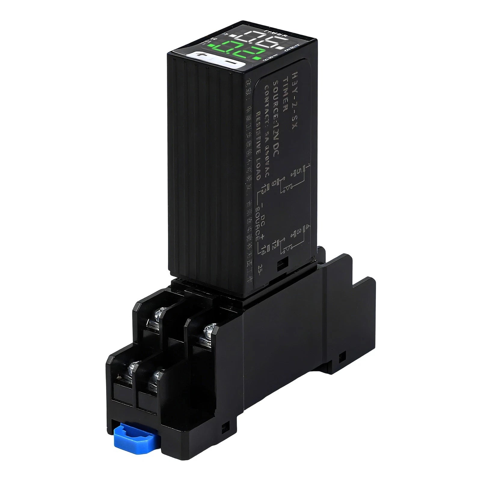 Digital Display Time Relay 8 Pin 12V DC Adjustable Delay for Automation