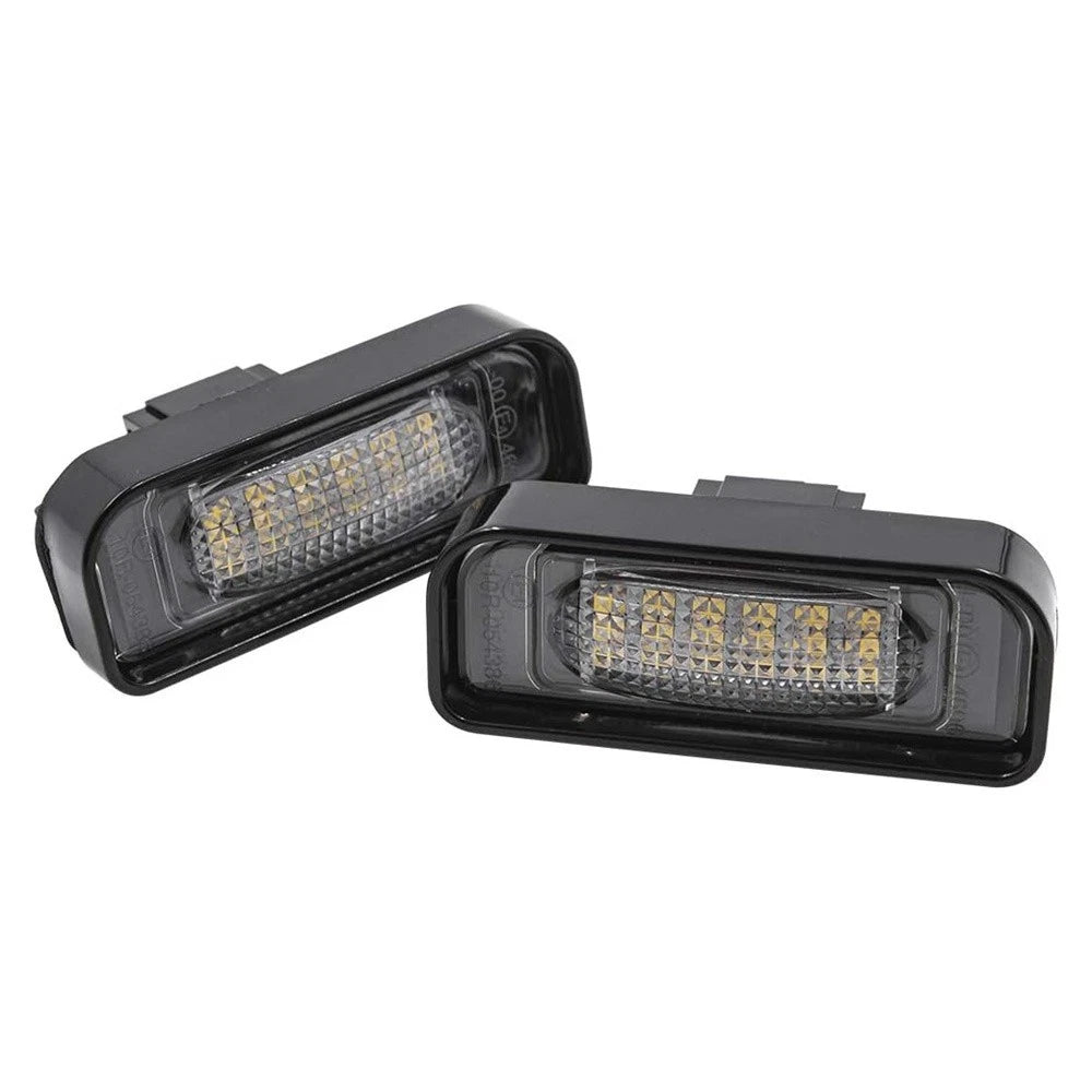 2Pcs License Plate Light Assembly for Mercedes-Benz S-Class (2000–2006)