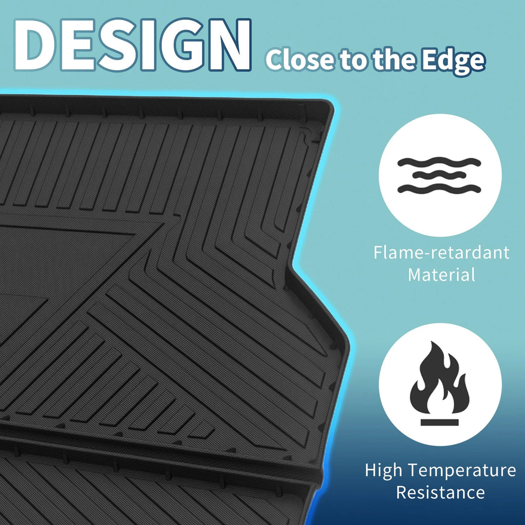 Cargo Liner Rear Trunk Mat TPE Replacement for Toyota Highlander (2006–2014)