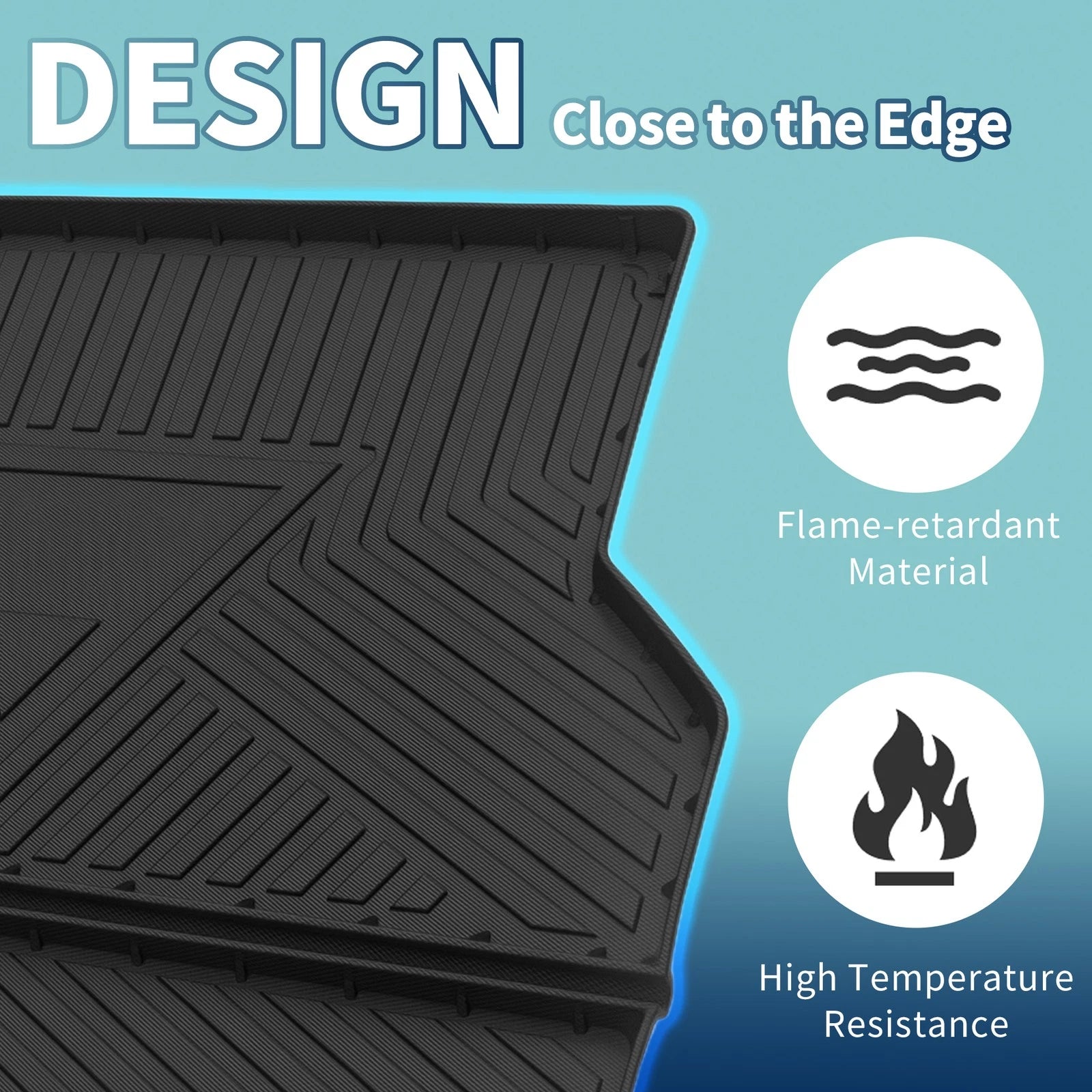 Cargo Liner Rear Trunk Mat TPE Replacement for Toyota Highlander (2006–2014)